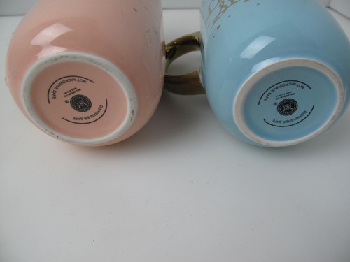 Modern expressions Lot of 2 mugs 6" H - Picture 6 of 8