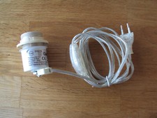 Lampenfassung E27 mit Kabel für kleine Tischleuchte TOP Zustand