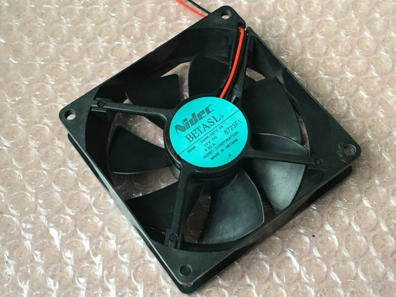 Nidec Axial Flow Fan D09A-12TU 03 12V 0.2A 2pin Server Cooling Fan Fast Shipping - Image 3 of 4