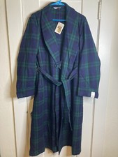 Vtg NWT Deadstock 1950-60 s Rabhor Junior Wool Tartan Robe Made In USA Boys 20