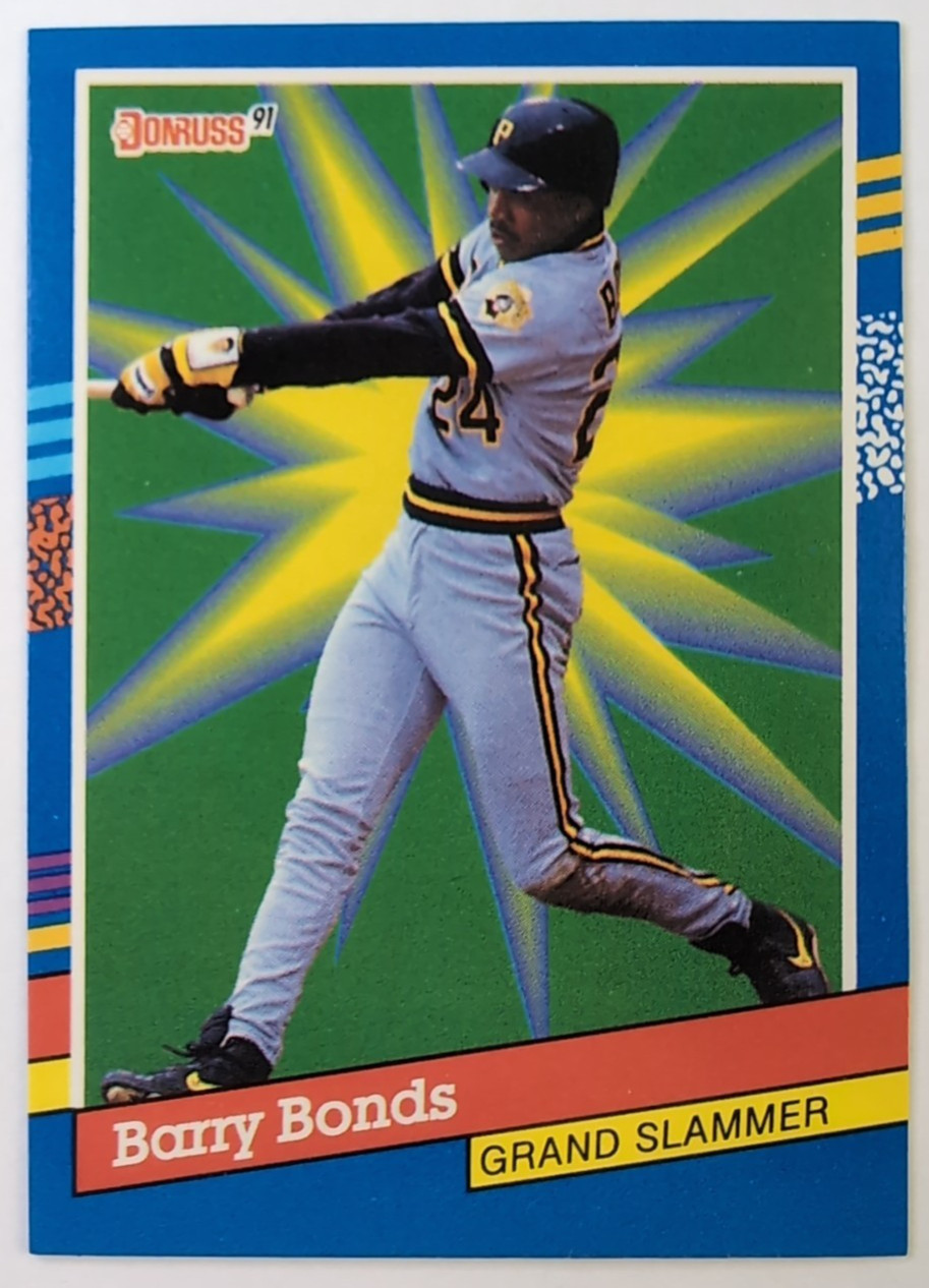 1991 Donruss Grand Slammers #5 Barry Bonds Pittsburgh Pirates baseball card