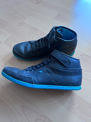 Boxfresh SWICH LEA FORMOSA BLK/CYAN - Herren Schuhe - Größe 43