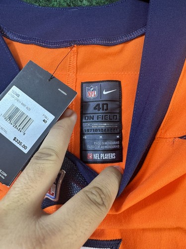Russell Wilson Denver Broncos Nike Vapor Elite Jersey Size Mens 40 (M) - Picture 4 of 10
