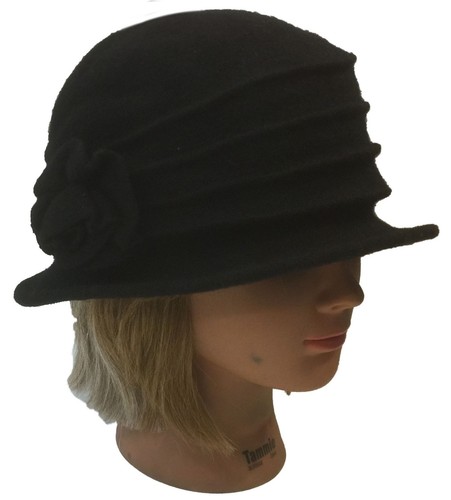 Ladies Women Church Dress Warm Fashion Wool Hat Cap - Picture 6 of 10