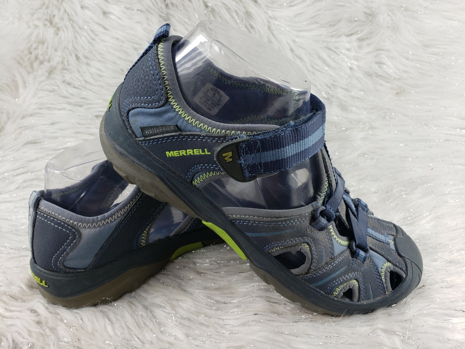 MERRELL sandali casual da donna in pelle blu idro taglia 6 37