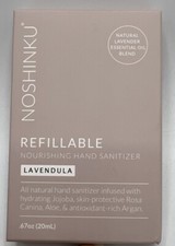 Pocket Hand Sanitizer Travel Size Refillable Noshinku Lavendula Lavender