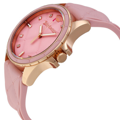 Juicy Couture Malibu Womens Watch 40MM Japanese Quartz Rose Gold