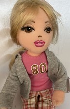 Ty Beanie Girlz Nuevo Happy Hilary Hillary Muñeca de Peluche Chica Rubia 13" de Alto Cuadros