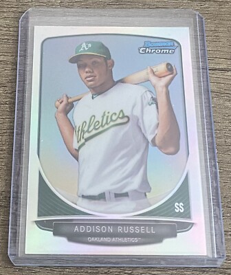 Addison Russell 2013 Bowman Draft Chrome Top Prospects Refractor #TP-25