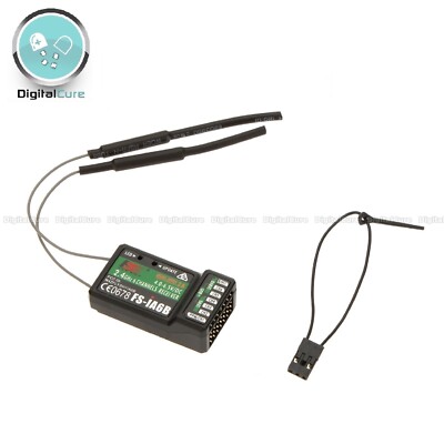 FlySky FS-iA6B 6CH 2.4GHz AFHDS 2A iBUS PPM Telemetrie Empfänger