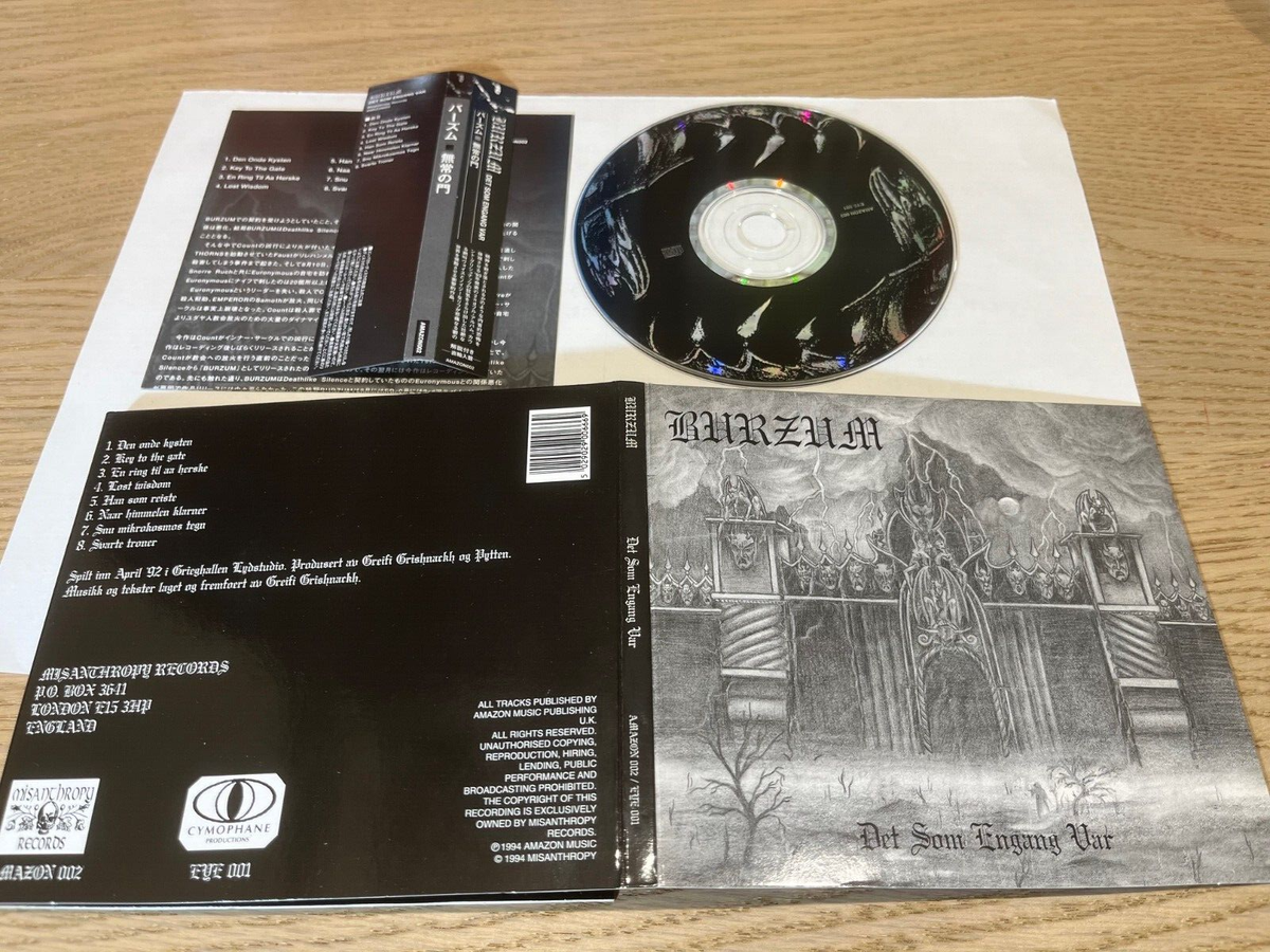 1BURZUM - Det Som Engang Var / ORG 94 Misanthropy + Japan OBI | eBay