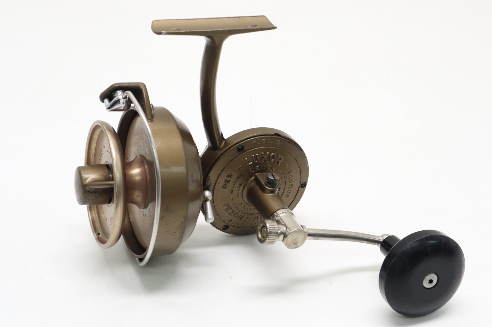 Vintage Luxor Pezon Michel Spinning Fishing Reel, France No.3L (A