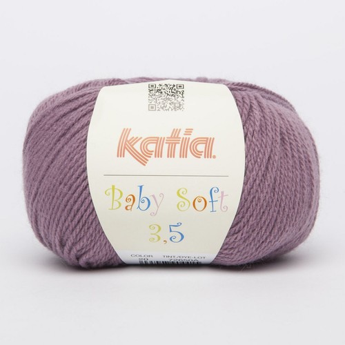 BABY SOFT 3,5 von Katia - MORADO CLARO (20) - 50 g / ca. 160 m Wolle - 第 1/3 張圖片