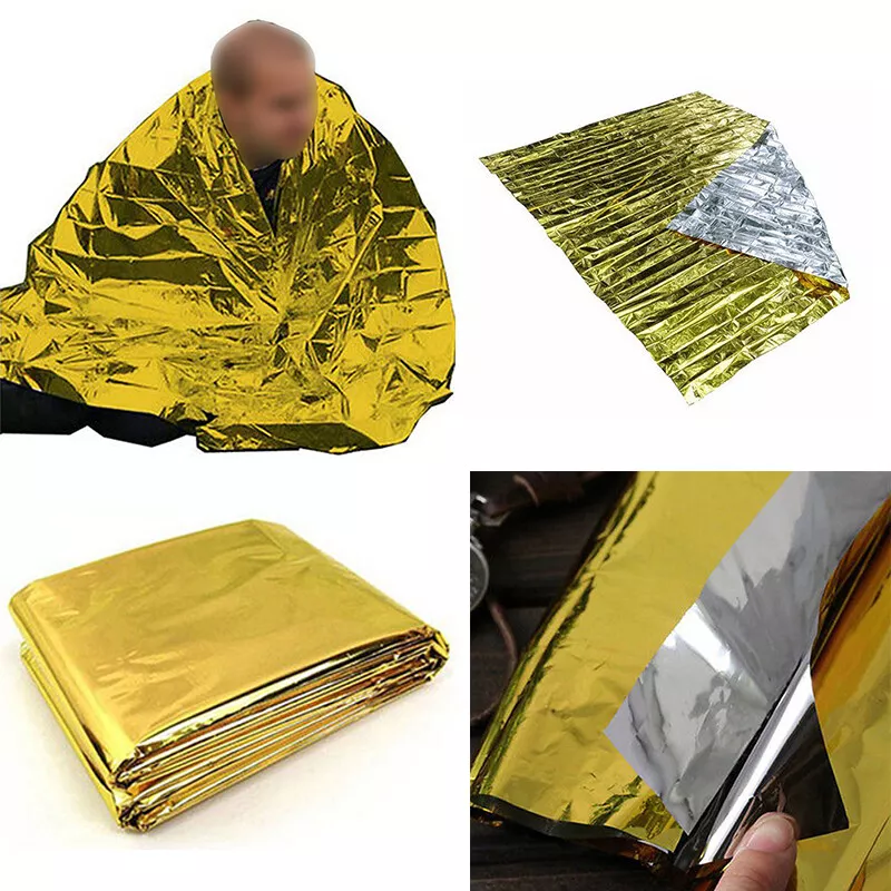 Waterproof Emergency Solar Blanket Safety Survival Insulating