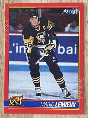 MARIO LEMIEUX, RARE ! 1991 SCORE "HOT CARD", NHL LEGEND ! WOW ! | eBay MARIO LEMIEUX, RARE ! 1991 SCORE "HOT CARD", NHL LEGEND ! WOW ! | eBay