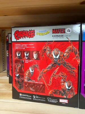 MAFEX No.088 Venom & No.118 Carnage Comic Versions Restocking Late