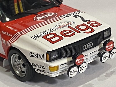 ジャンク品 Trofeu製 1/43 Audi Quattro Trofeu 1:43 Audi quattro Belga Marc Duez Boucles De spa rally 1983