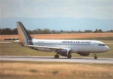 Postcard Airline DONBASSAERO A320-211 EI-CTD No. A954 CC7.