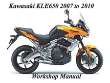 KAWASAKI KLE650 2007 to 2010 WORKSHOP MANUAL - PDF Files