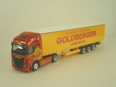 Iveco S-Way  Goldberger Transport - Herpa Exclusive Series  1:87 -  945196  #E 