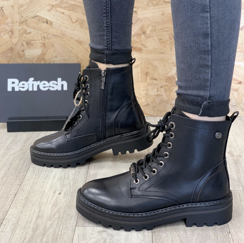 REFRESH - 72544 -Black 8 Hole Ankle 