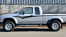 VINTAGE STYLE RETRO VINYL DECALS, GRAPHICS,  FITS 89 TO 94 TOYOTA PICKUP