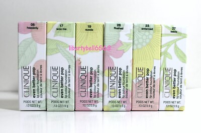Clinique Even Better Pop Lip Colour Foundation Full Size NEW IN BOX *PICK COLOR*