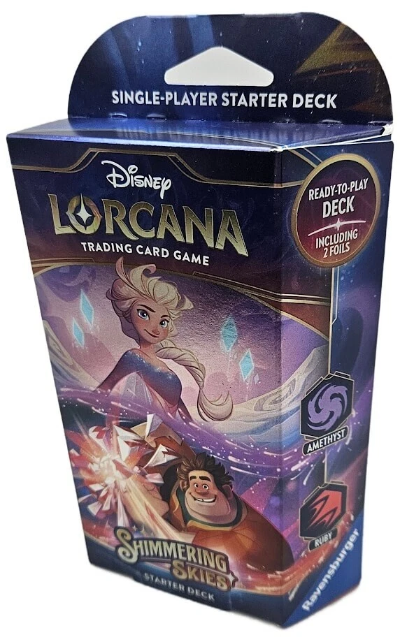 disney lorcana shimmering skies starter deck amethyst & ruby Lorcana: Fabled Booster Box – Game Knight Leagues main image 0
