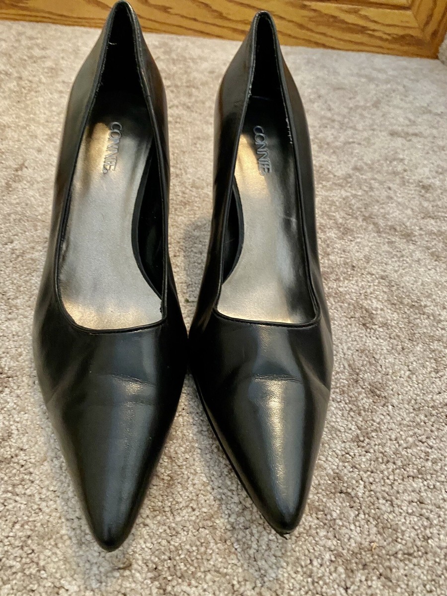 Vintage Bruno Magli Sz 8 A Classics Blue Leather High Heel Pumps