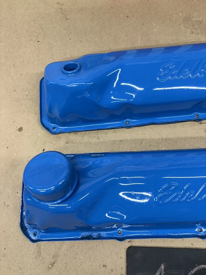 Edelbrock Ford 351M 351C 400 ENGINE VALVE ROCKER COVER COVERS F150 F250 TORINO - Image 2 of 4