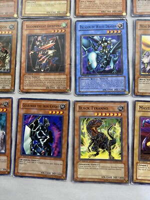 Lot of 40 VTG 1996 Kazuki Takahashi Yugioh Playing Cards All 1st