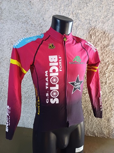 MAGLIA MANICA LUNGA CICLISMO ROAD MTB CYCLING RE ARTU' XXS VESTE PIU LARGA - Foto 8 di 11