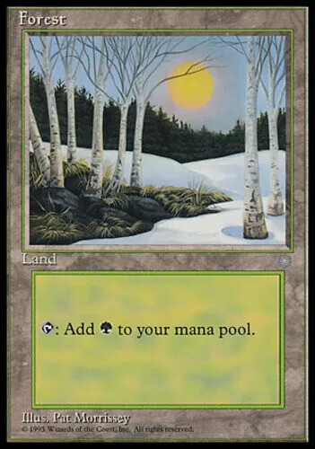 MTG magic cards 1x Forest (version c) Ice Age NM-Mint, English | eBay