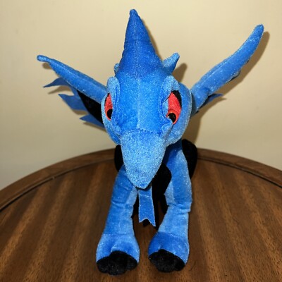 Cedar Point Gatekeeper Roller Coaster Blue Black Plush Dragon Gryphon Griffin