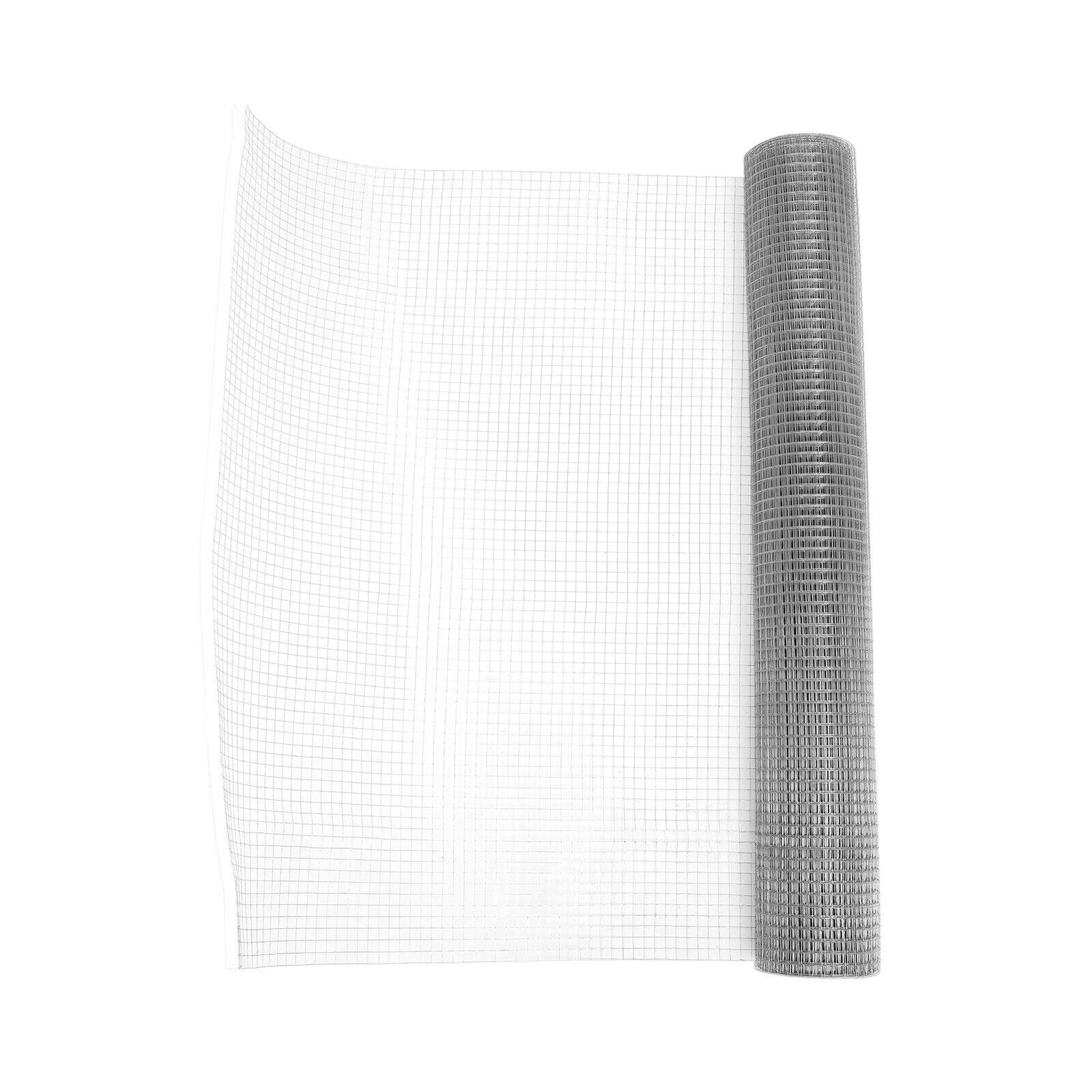 Hardware Cloth 1/4in 36in x 50ft,23 Gauge Galvanized Mesh Roll for