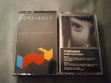 Foreigner 2 Cassette Lot: Agent Provocateur and Inside Information
