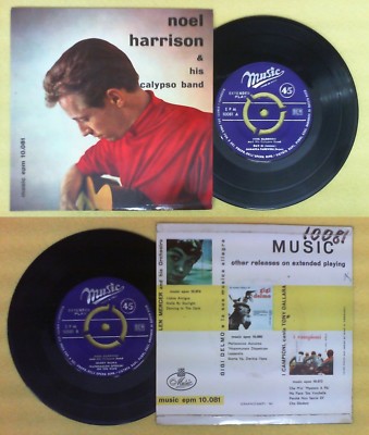 LP 45 7'' NOEL HARRISON & HIS CALYPSO BAND Day-o Jamaica Abschied keine CD MC DVD
