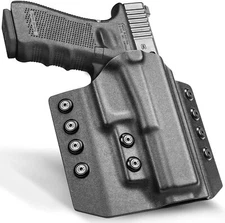 OWB Handgun Holster for Glock 17 31 Gen 1-5 & G22 Gen 1-4 Paddle Concealed