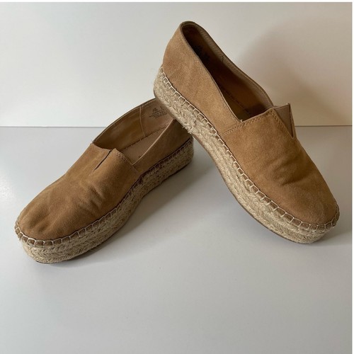 Sam Edelman Women's Nude Suede Cherlene Platform Espadrilles - 7.5M, 37.5 EUR