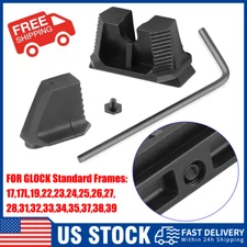 Height Stainless Steel Front Rear Sights Set For Glock 17 19 26 22 23 27 34 35