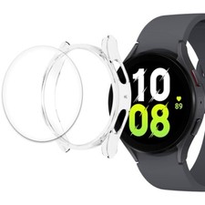 Tempered Glass Screen Protector Hard PC Case f Samsung Galaxy Watch 5 44mm R910N