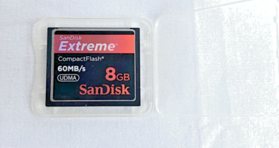 ScanDisk extreme 8 GB CF, 60MB/s