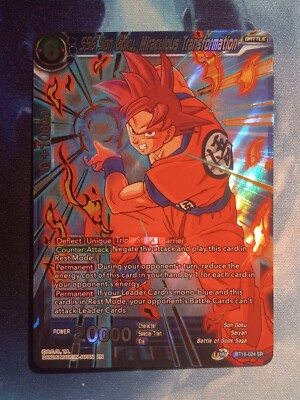 SSG Son Goku, Miraculous Transformation BT16-024 SR Realm Of The