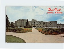 Postcard Ross Hall Womens Dormitory University of Wyoming Campus Laramie Wyoming