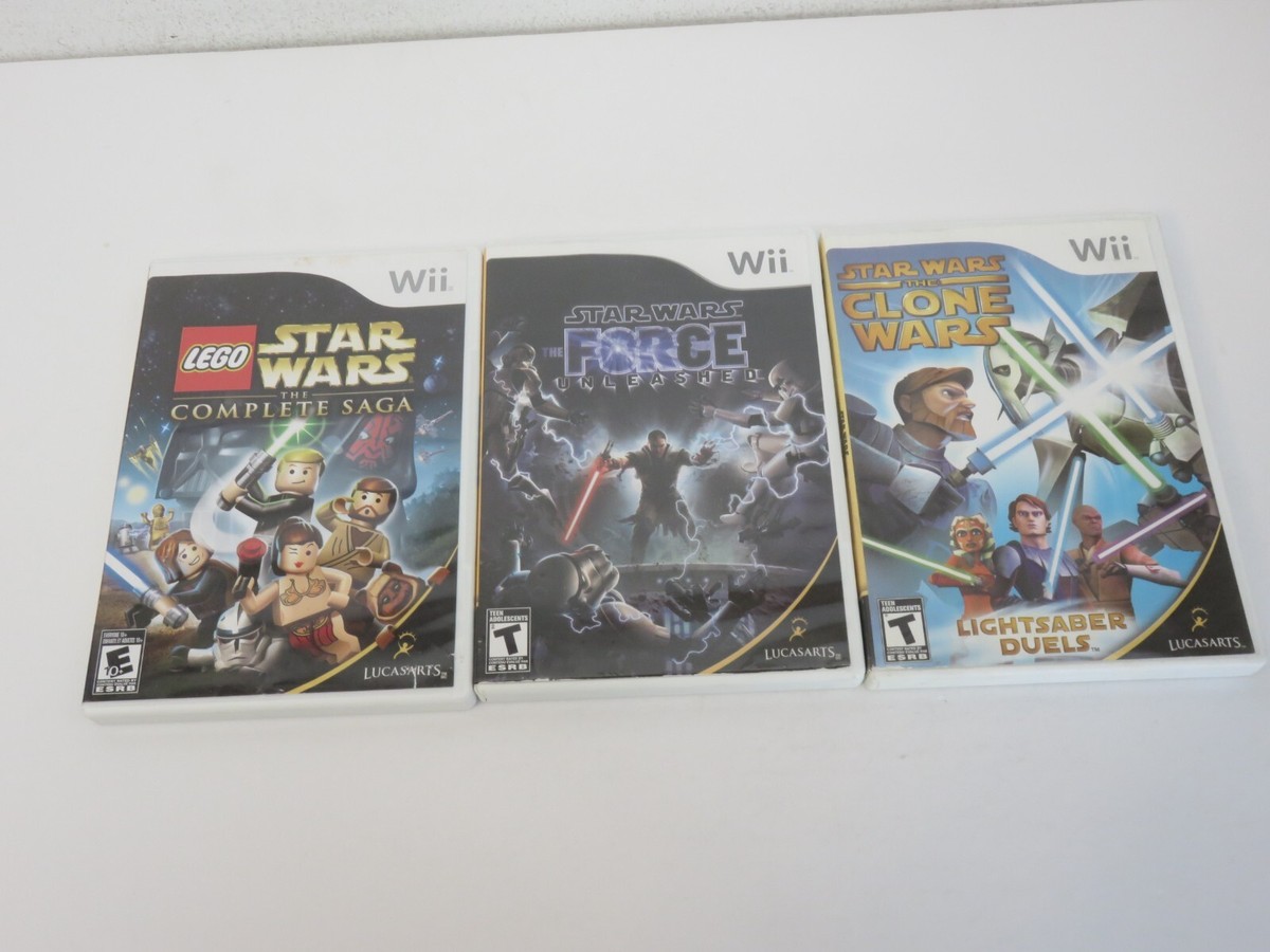 LEGO STAR WARS SAGA FORCE UNLEASHED LIGHTSABER DUELS GAMES 100