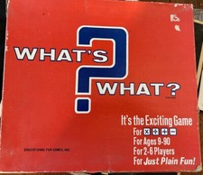 Vintage What's What Educational Math Game - 1975