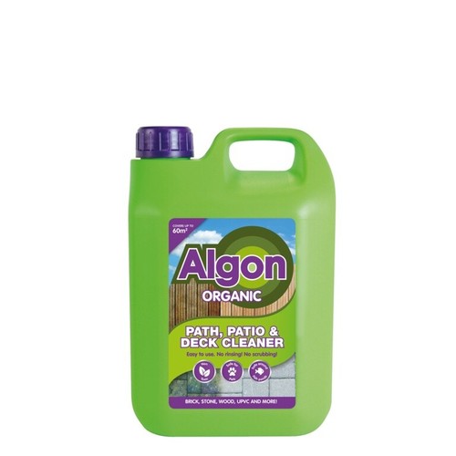 3 X 2.5L Algon Organic Concentrate Path And Patio Outdoor Cleaner Moss