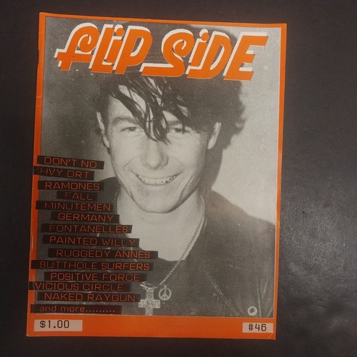 FLIPSIDE MAGAZINE 46 1986 LA Punk Fanzine MINUTEMEN Ramones Butthole Surfers