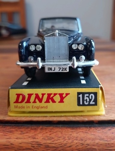 DINKY TOY 152 ROLLS ROYCE PHANTOM V LIMOUSINE DARK BLUE - Picture 2 of 10