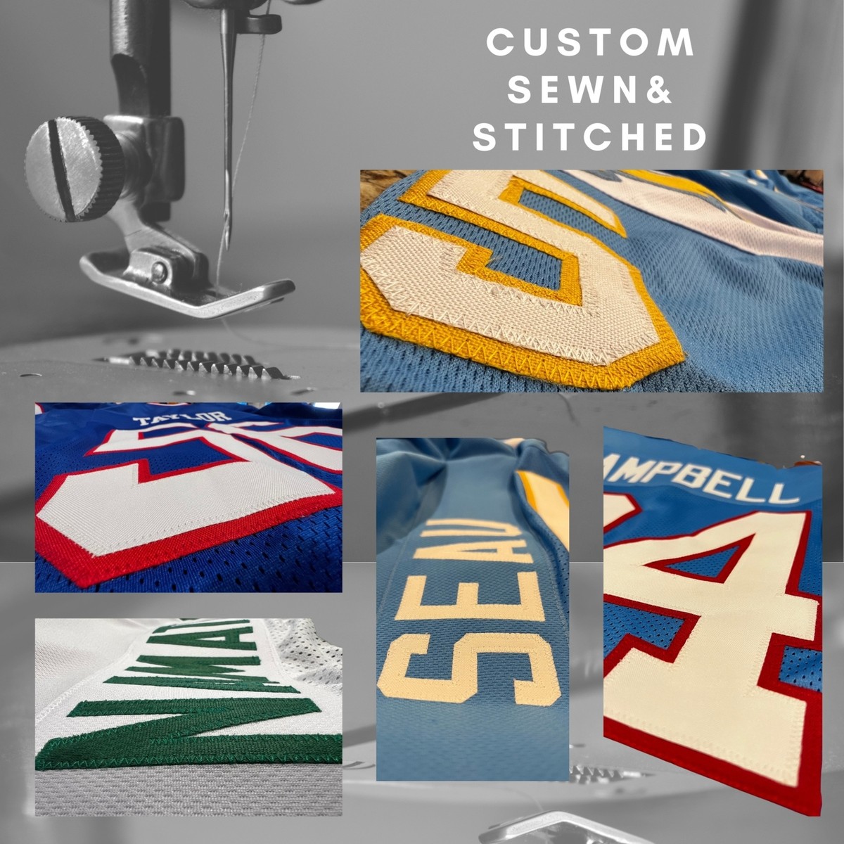 Lawrence Taylor Jersey Blue New York | M-6XL Custom Sewn